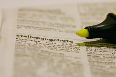 Jobsuche. Bild: Markus Hein  / pixelio.de 